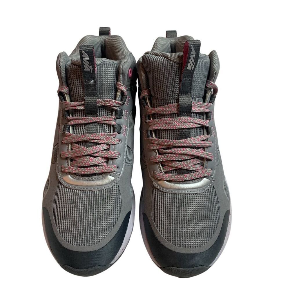 Avia VAMP Women's Pink and Gray Ankle Trail Walking Shoes‎